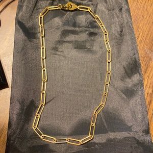 Gold chain choker